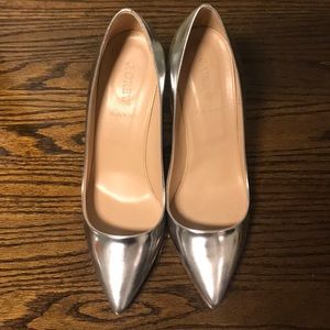 J.Crew Everly Mirror Metallic Pumps size 9